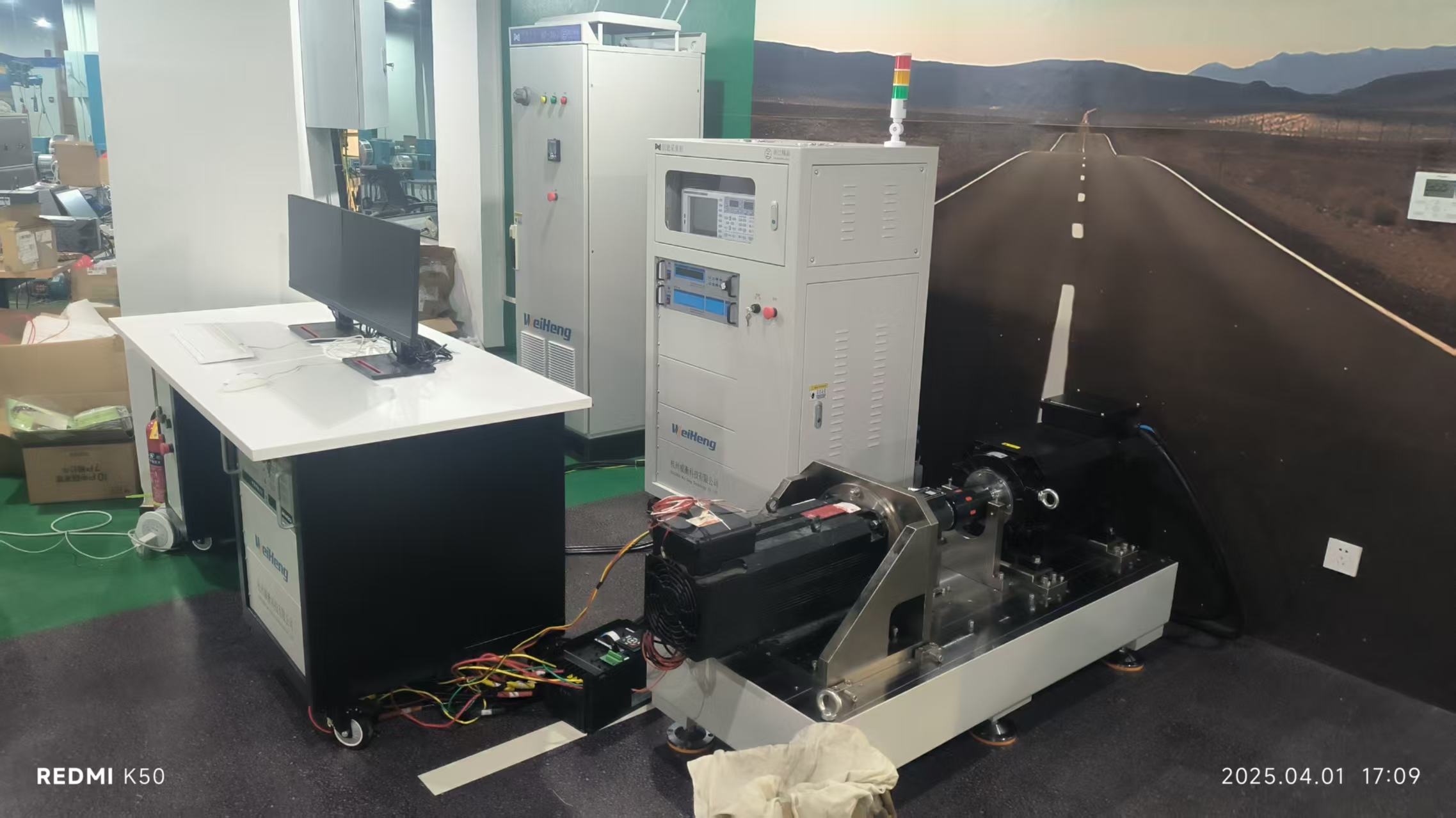 峰岧科技（上海）有限公司調(diào)試現(xiàn)場